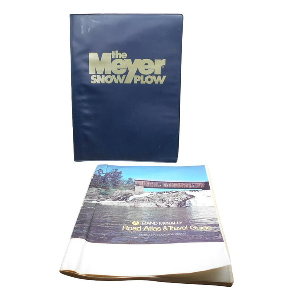 Rand McNally Road Atlas & Travel Guide 1978 Meyer Snowplow US Canada Mexico - Picture 1 of 12